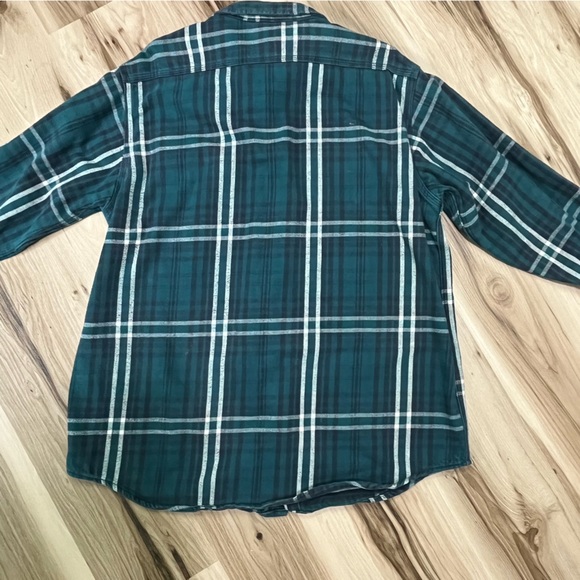 Carhartt Rugged Outdoor Wear Heavy Plaid Button Down Long Sleeve Shirt Size XL - Picture 6 of 9